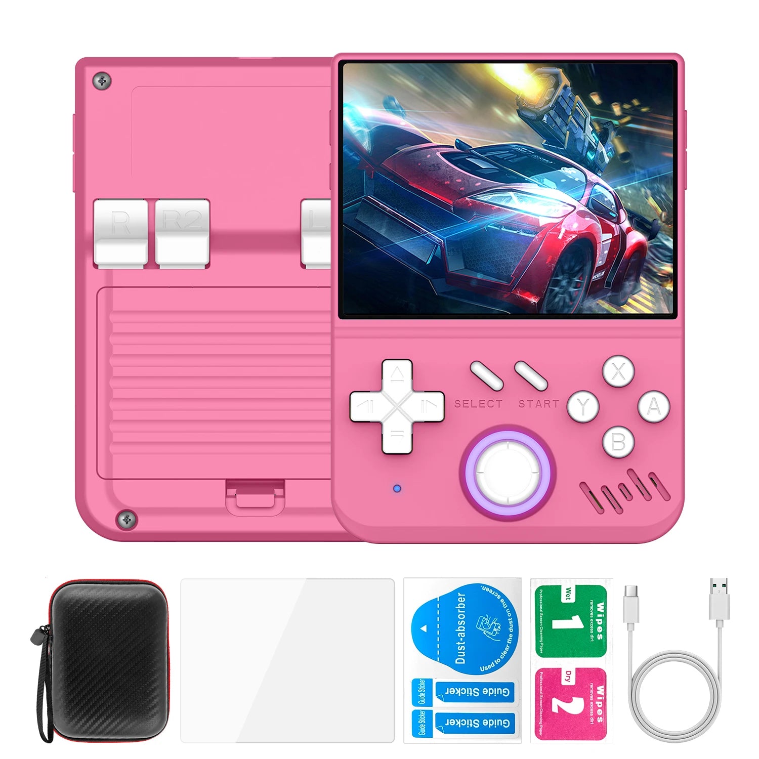 AISLPC Mini Portable MY MINI Retro Handheld Video Game Console 3.5-inch Linux System Handheld Video Player 128GB 15000 Games