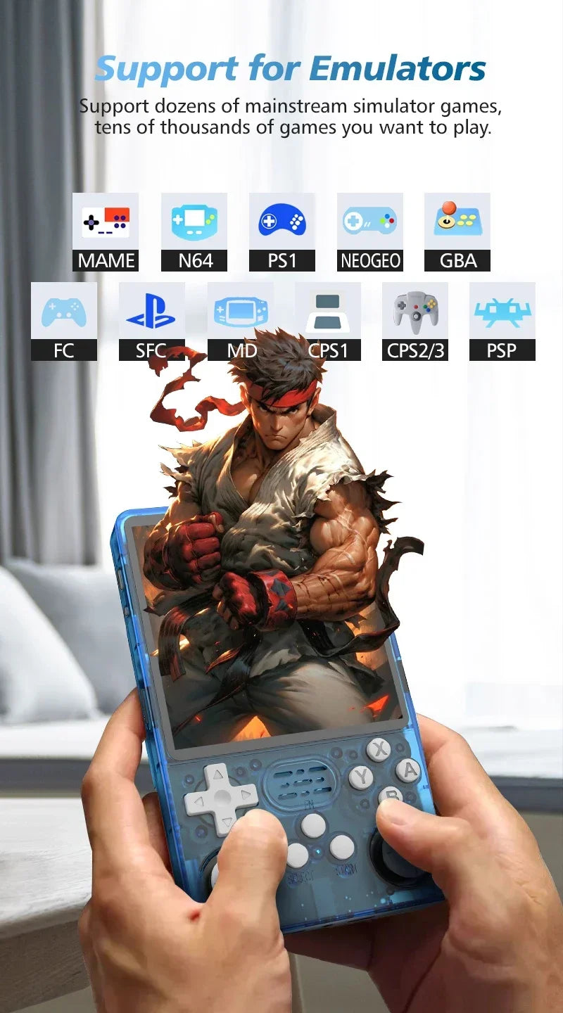 2025 R36S R36Plus Retro Handheld Game Console Linux 64-bit System 4"/3.5" IPS Screen RK3326 Portable Pocket Video Player For PS1