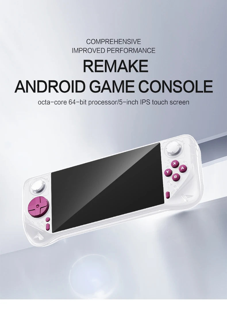 2025 E6MAX Android Convenient Handheld Game Players 8-core 64 bit touch screen 4+32GB Retro Nostalgic 5-Inch Screen Game Machine