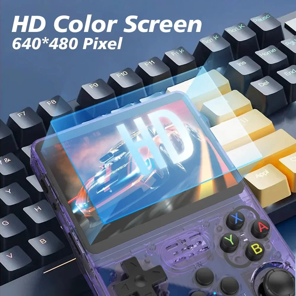 2025 R36S R36Plus Retro Handheld Game Console Linux 64-bit System 4"/3.5" IPS Screen RK3326 Portable Pocket Video Player For PS1