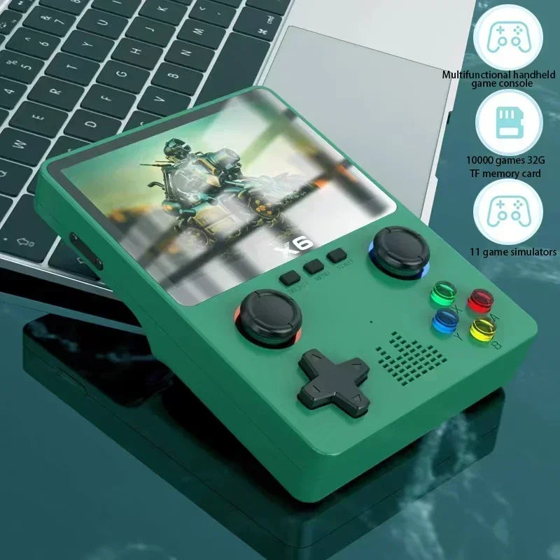 30000+Game Retro Portable Console Arrival 128G Handheld Game Player 3.5" Screen 2000mAh Battery for SFC GBC GBA Mini Arcade
