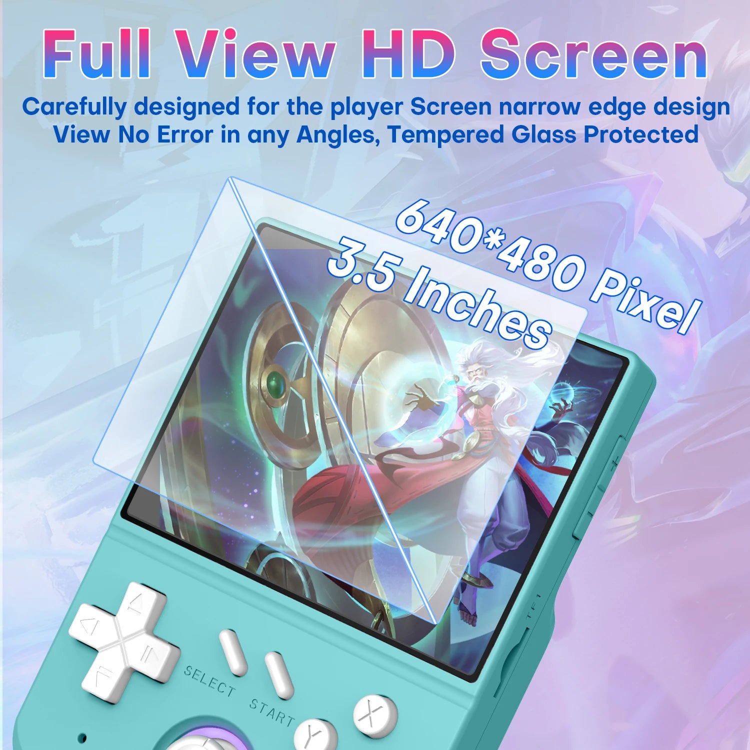 AISLPC Mini Portable MY MINI Retro Handheld Video Game Console 3.5-inch Linux System Handheld Video Player 128GB 15000 Games