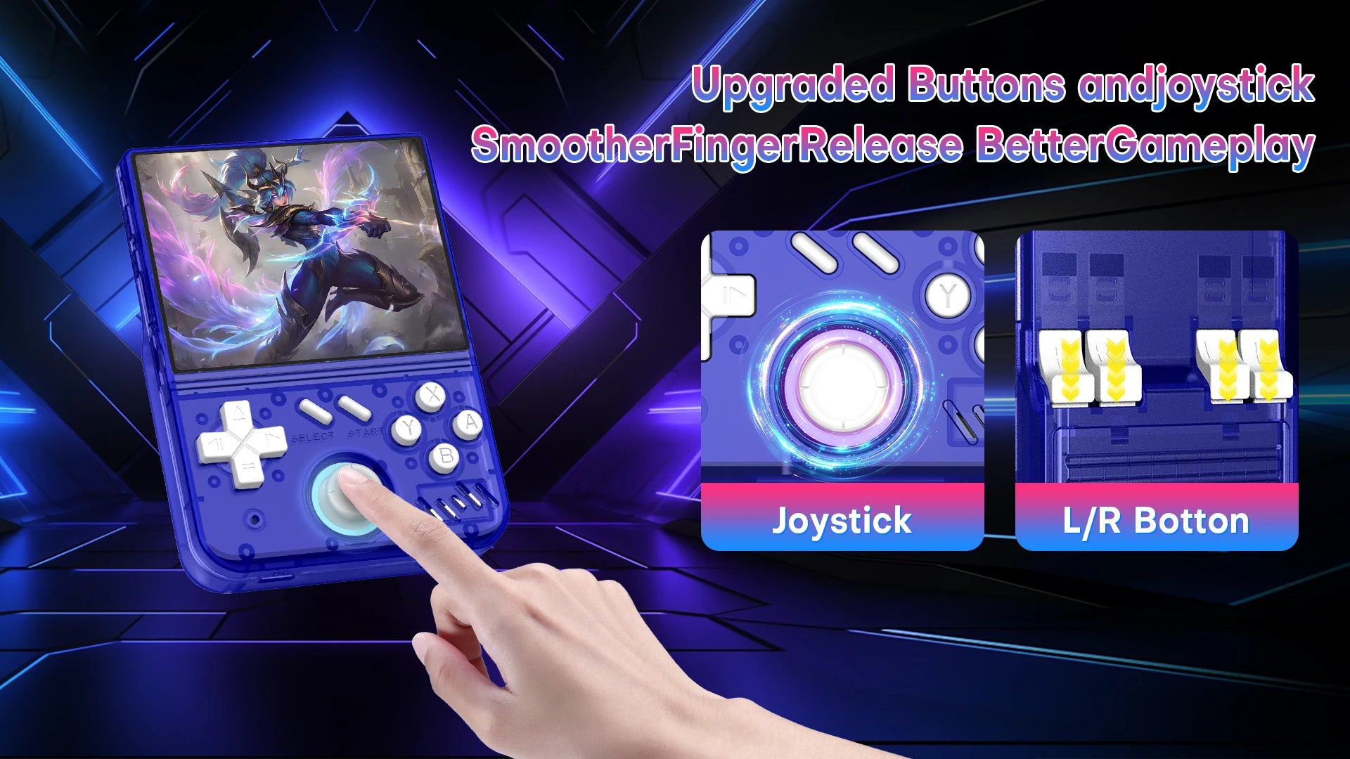 AISLPC Mini Portable MY MINI Retro Handheld Video Game Console 3.5-inch Linux System Handheld Video Player 128GB 15000 Games