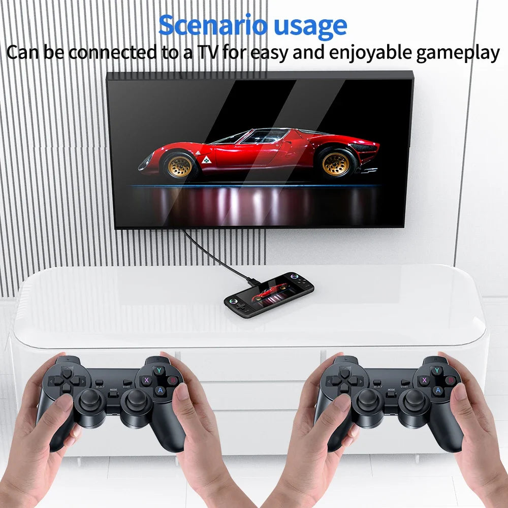 2025 new M27 Portable Pocket Retro Handheld Video Game Console 7.0Inch IPS Screen 1024*600 Display Support LINUX Emelec HDMI Out