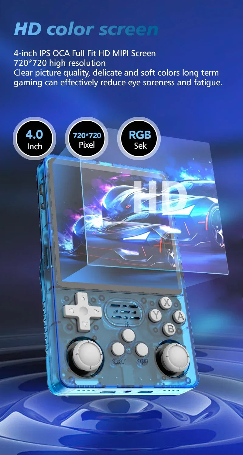 2025 R36S R36Plus Retro Handheld Game Console Linux 64-bit System 4"/3.5" IPS Screen RK3326 Portable Pocket Video Player For PS1