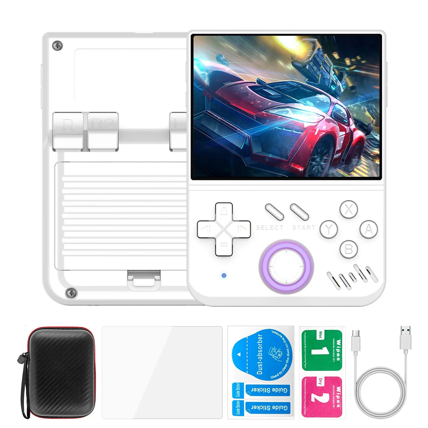AISLPC Mini Portable MY MINI Retro Handheld Video Game Console 3.5-inch Linux System Handheld Video Player 128GB 15000 Games