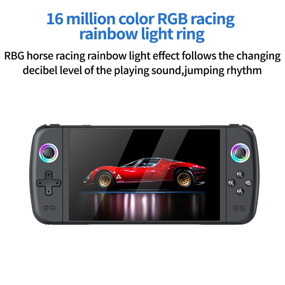 2025 new M27 Portable Pocket Retro Handheld Video Game Console 7.0Inch IPS Screen 1024*600 Display Support LINUX Emelec HDMI Out