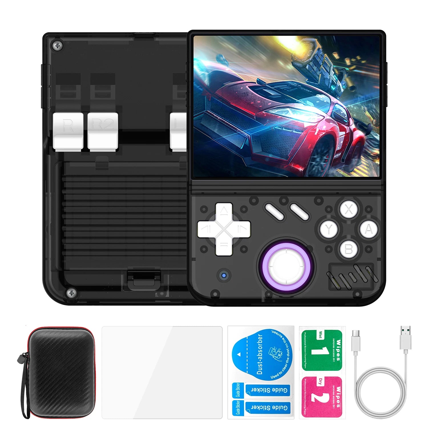 AISLPC Mini Portable MY MINI Retro Handheld Video Game Console 3.5-inch Linux System Handheld Video Player 128GB 15000 Games