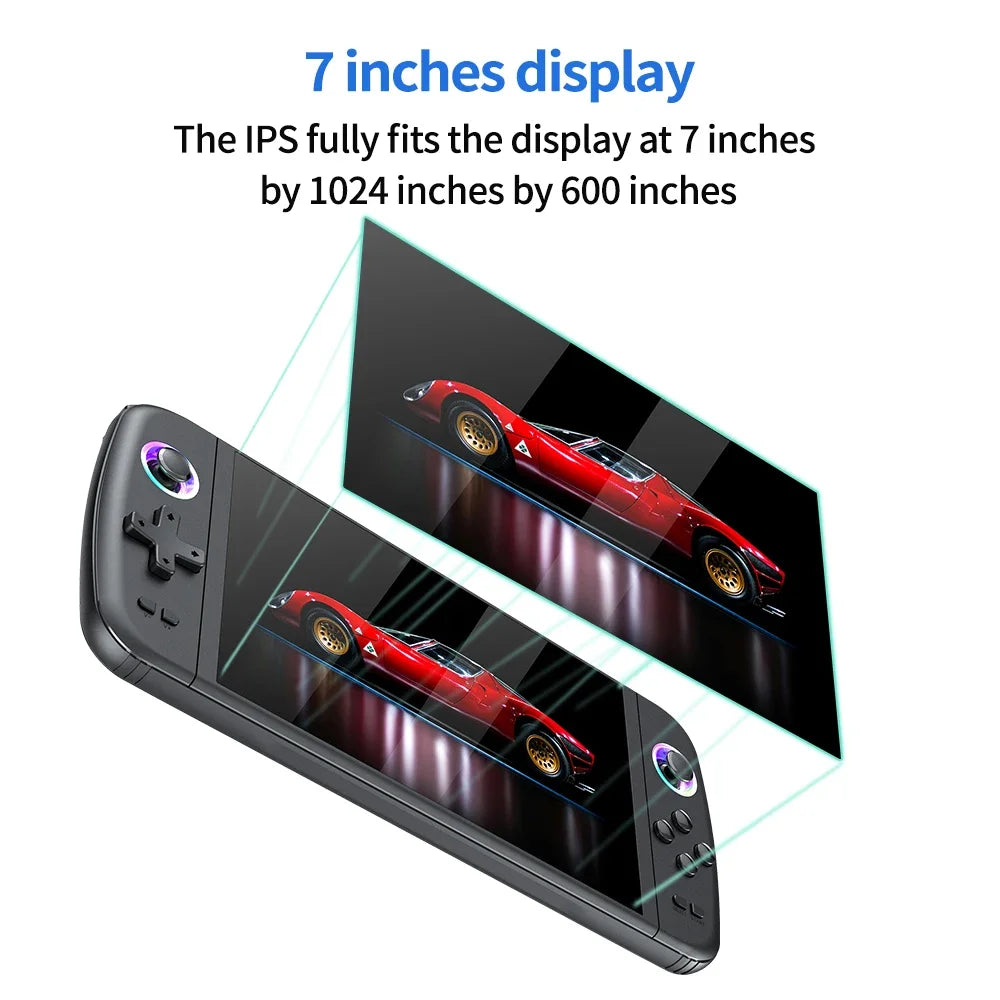 2025 new M27 Portable Pocket Retro Handheld Video Game Console 7.0Inch IPS Screen 1024*600 Display Support LINUX Emelec HDMI Out