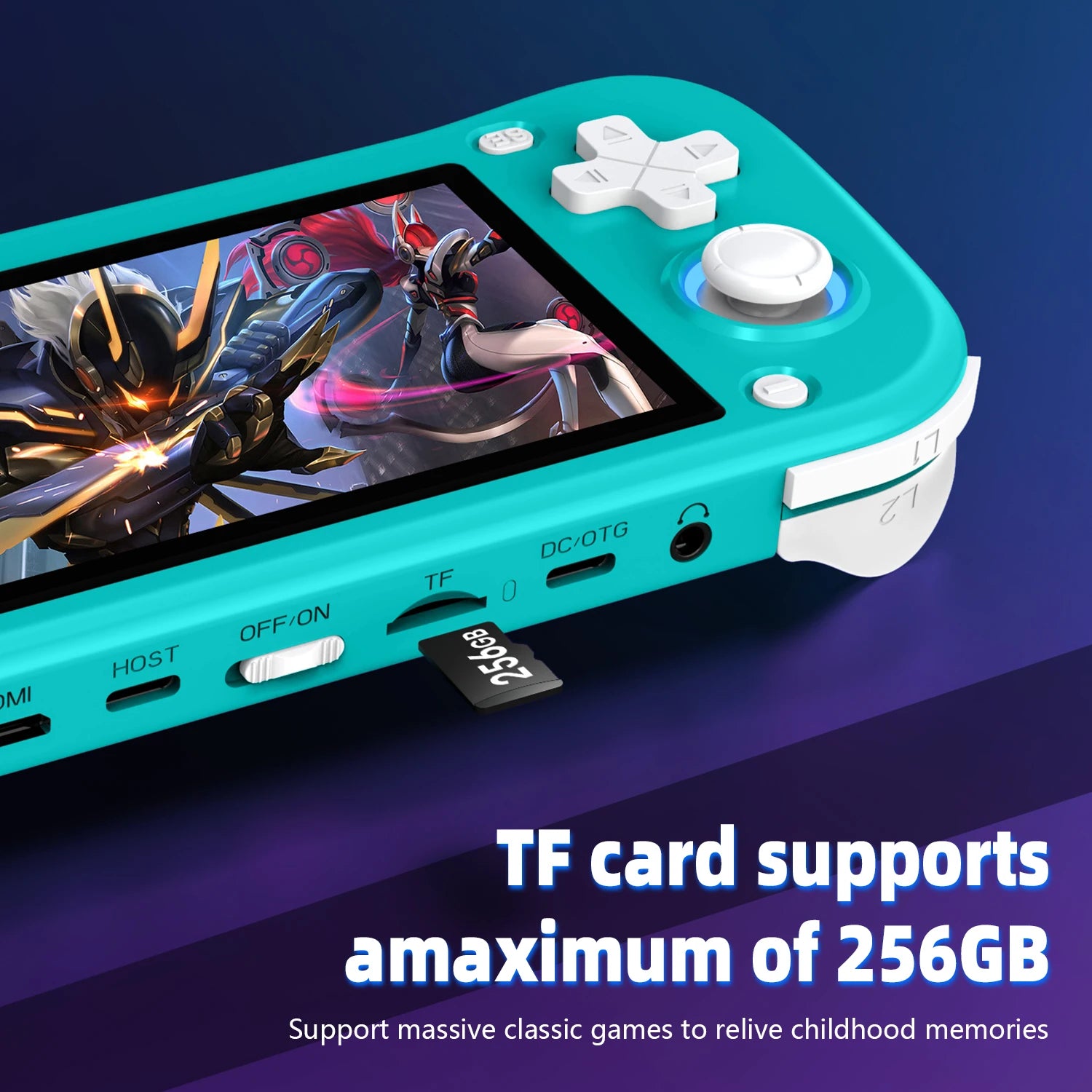 AISLPC XF43 Retro Handheld Game Console 4.3 inch Linux System Gaming Players Portable Pocket Hand Game Video Devices Play Gift