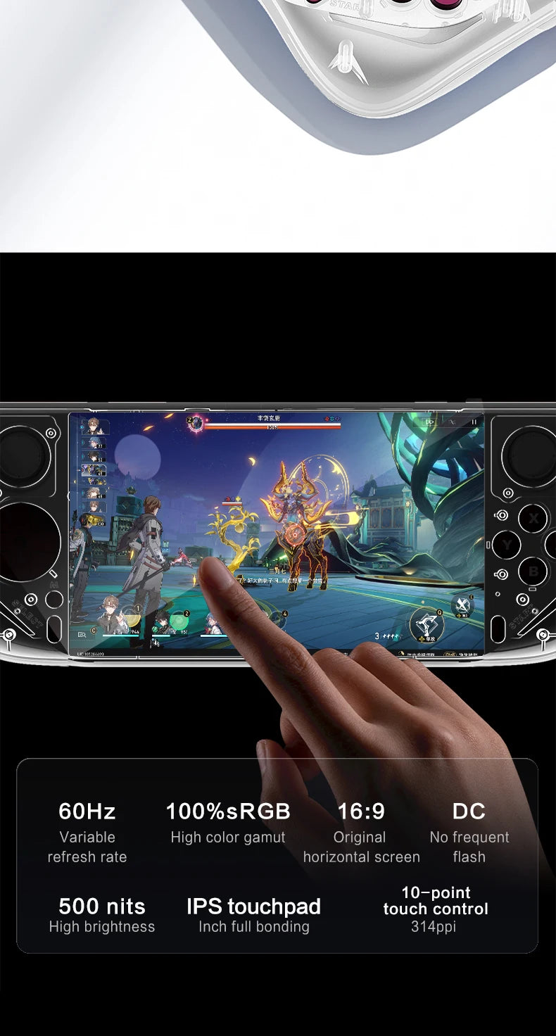 2025 E6MAX Android Convenient Handheld Game Players 8-core 64 bit touch screen 4+32GB Retro Nostalgic 5-Inch Screen Game Machine