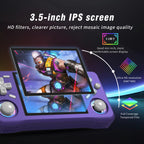 NEW XF35H Retro Handheld Video Game Console Linux System 3.5-inch IPS Screen Mini Portable Handheld Video Player 64GB 128G Games
