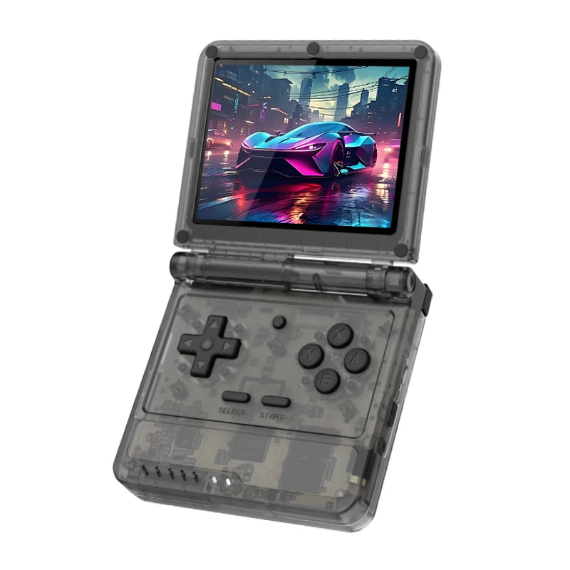POWKIDDY V90S Retro Flip 3.5 Inch 4:3 640*480 HD IPS Screen Handheld Game Console A133Plus Vibration function Children's Gifts