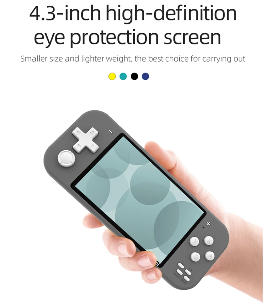 X20 mini 4.3 inch IPS screen Handheld Portable Game Console 32GB 8GB 5000 games for 8/16/32 bit Arcade Video games child gift