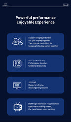 G90 Portable Handheld Game Console 7-inch IPS HD Screen Retro Gaming Arcade for PSP/PS1 64G TV Game Controller For Children Gift