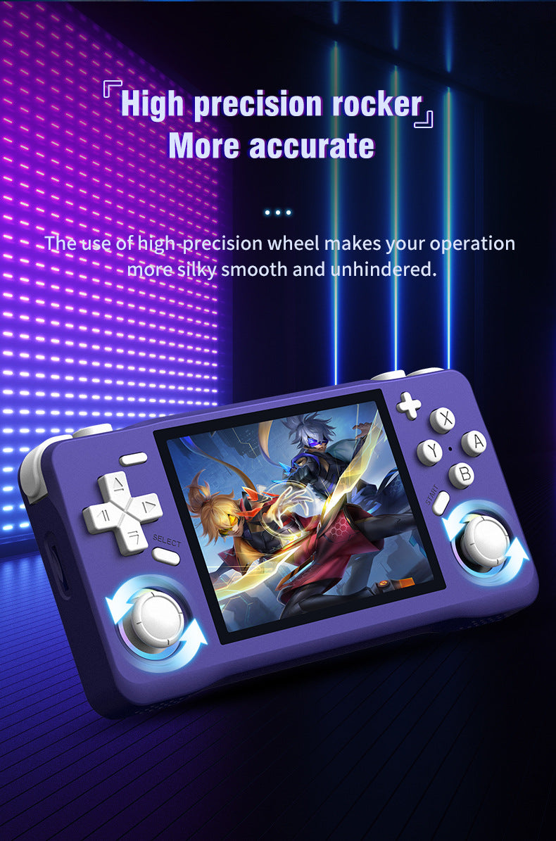 NEW XF35H Retro Handheld Video Game Console Linux System 3.5-inch IPS Screen Mini Portable Handheld Video Player 64GB 128G Games