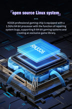 NEW XF35H Retro Handheld Video Game Console Linux System 3.5-inch IPS Screen Mini Portable Handheld Video Player 64GB 128G Games