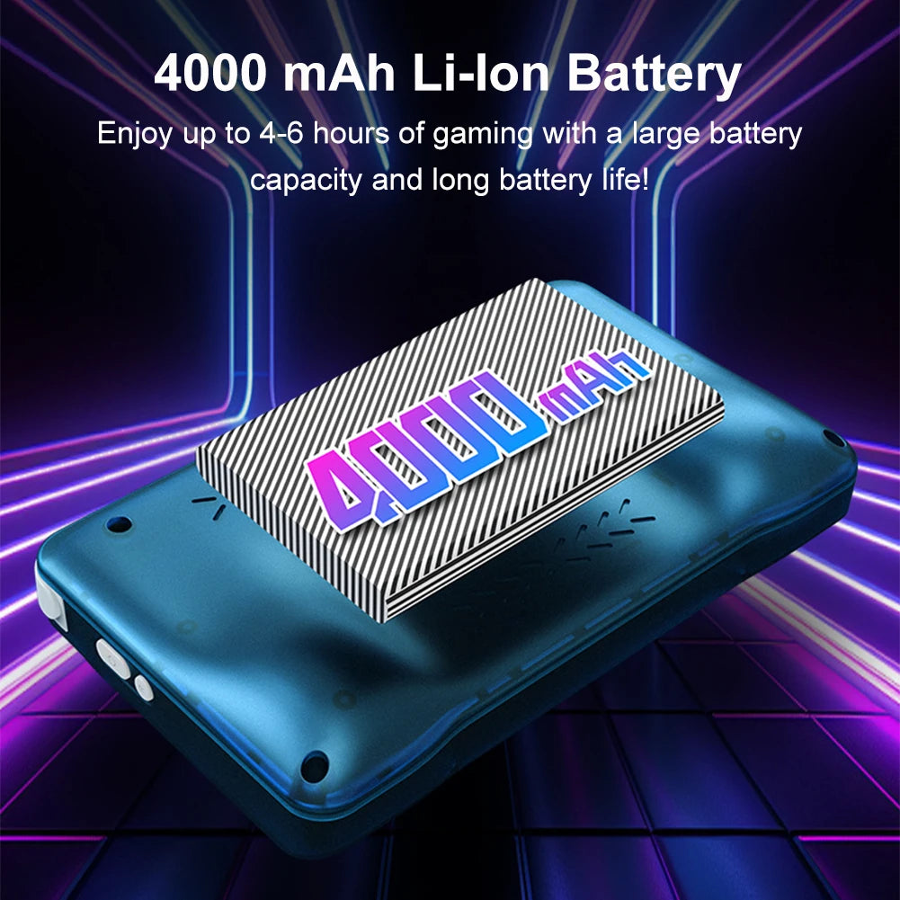 Retro Handheld Game Console with Linux System Mini Video Player 4.0In IPS Screen Portable Wifi Pocket Game Player Gift for Kids