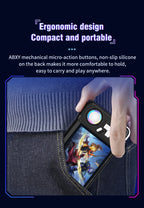 Newest Retro XF35H Handheld Video Game Console Portable 3.5 Inch IPS Screen  Preloaded Games Linux System Pocket Player 128GB