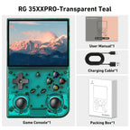 Anbernic RG 35XXPRO 3.5” IPS Screen Video Game Console Linux Built-in 64G Support TV Output Retro Game Player RixelHK Installed