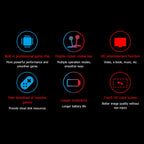 GAMINJA X12 Plus Handheld Game Console 7.1Inch Dual Joystick IPS Screen Video Game Player Built-in 32G TF Card For GBA GBC NES