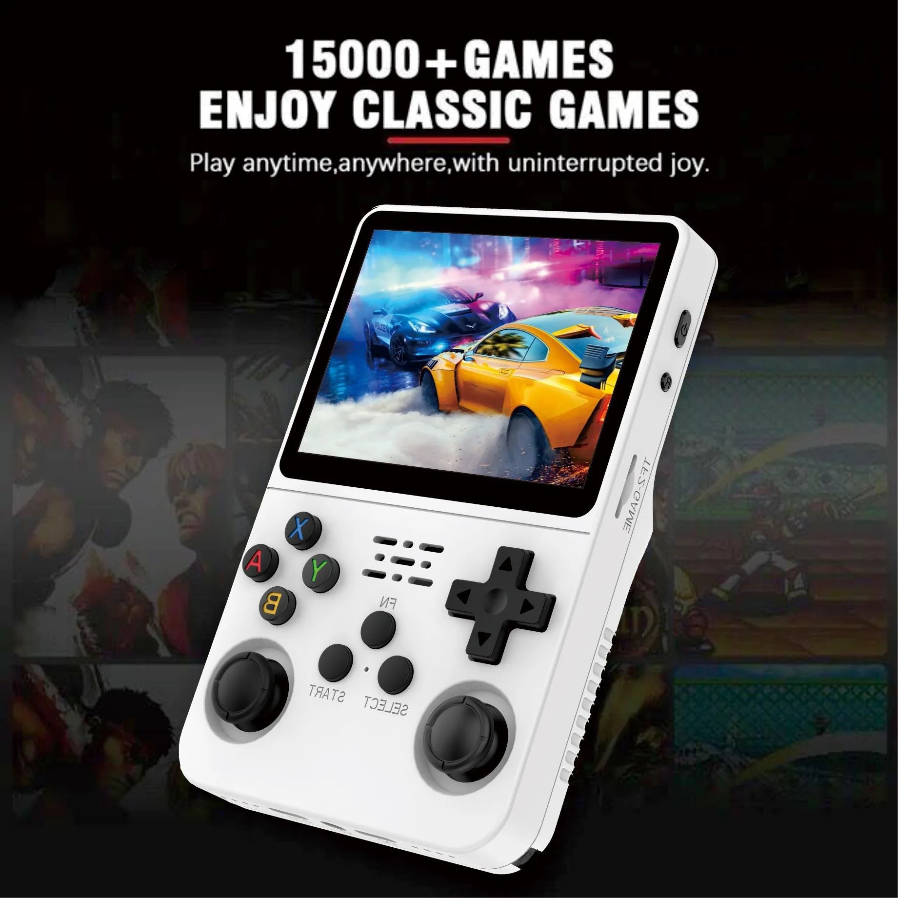 R36S Retro Video Handheld Game Console Linux System 3.5 Inch lPS Screen Built in 3000mah Battery Preinstalled Games