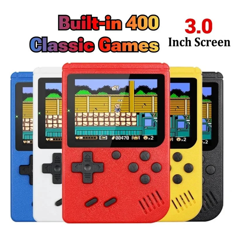 VIVO Portable Retro Mini Game Console 8-Bit Handheld Game Player Built-in 500 Games AV Out Game Console Valentine's Day Gift