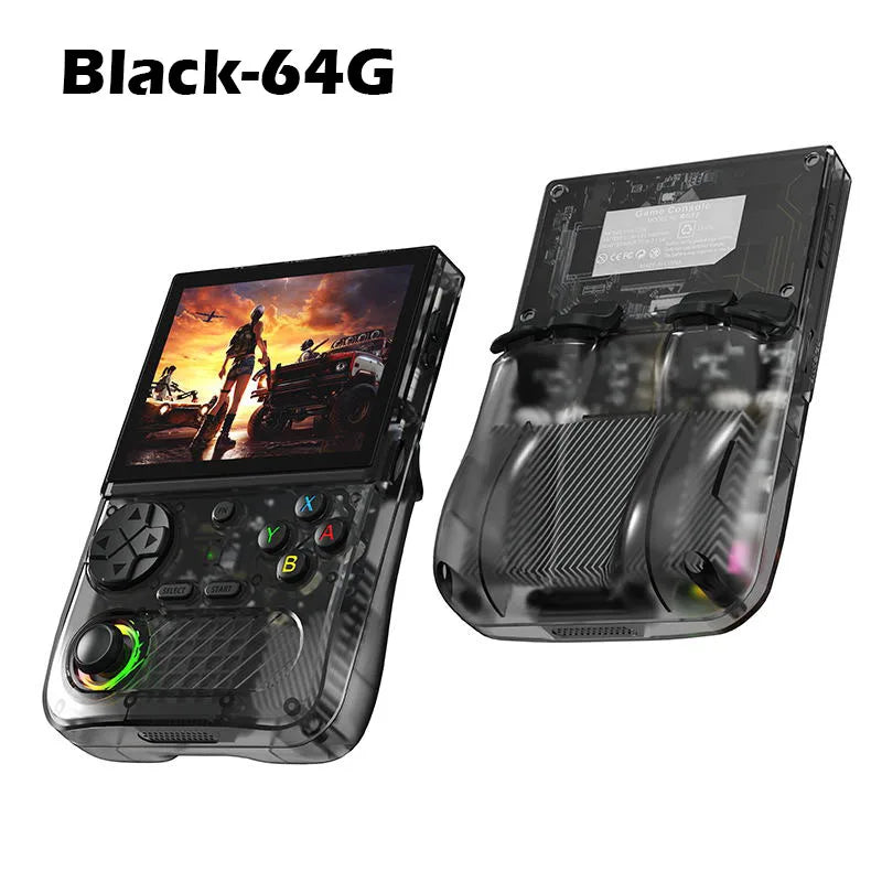 K36S Retro Handheld Game Console 128G Mini Portable 3.5-Inch IPS Screen Video Game Consoles 64G Linux Pocket Game Player Gifts