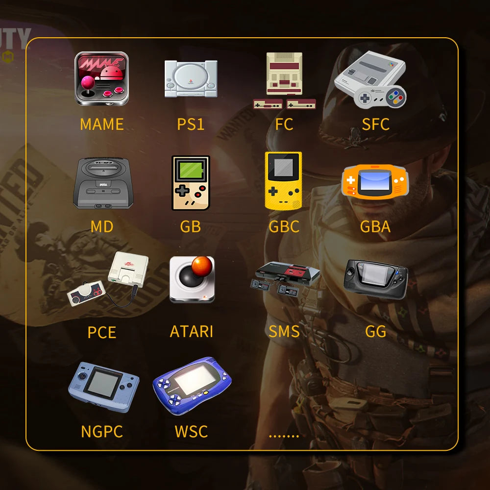 SF3000 Handheld Game Player 4.5 Inch IPS Screen Portable Retro Video Game Console Built-in 20000+ Games for PS1/GBA/SFC