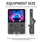 NEW POWKIDDY RGB20S Transparent Handheld Game Console 3.5 Inch 640*480 IPS Screen ArkOS Opendinglinux Gaming Children's Gifts