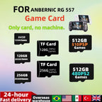 For RG557 Portable Handheld Game Console Memory Card TF Card SD Card Game Card  Video Player Retro Game Android  512G PSP PS2