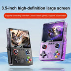 X6 Portable Video Game Console 2000mAh 3.5 Inch IPS Screen Video Gaming Console 3D Joystick Classic Video Player for Adults Kids