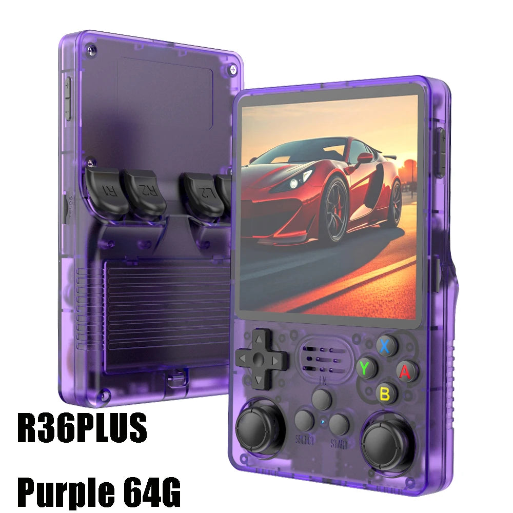 R36S PLUS Handheld Retro Game Console R36plus R36S 4.0" IPS Screen WIFI Portable Pocket Video Game Player Open Source Kid Gifts