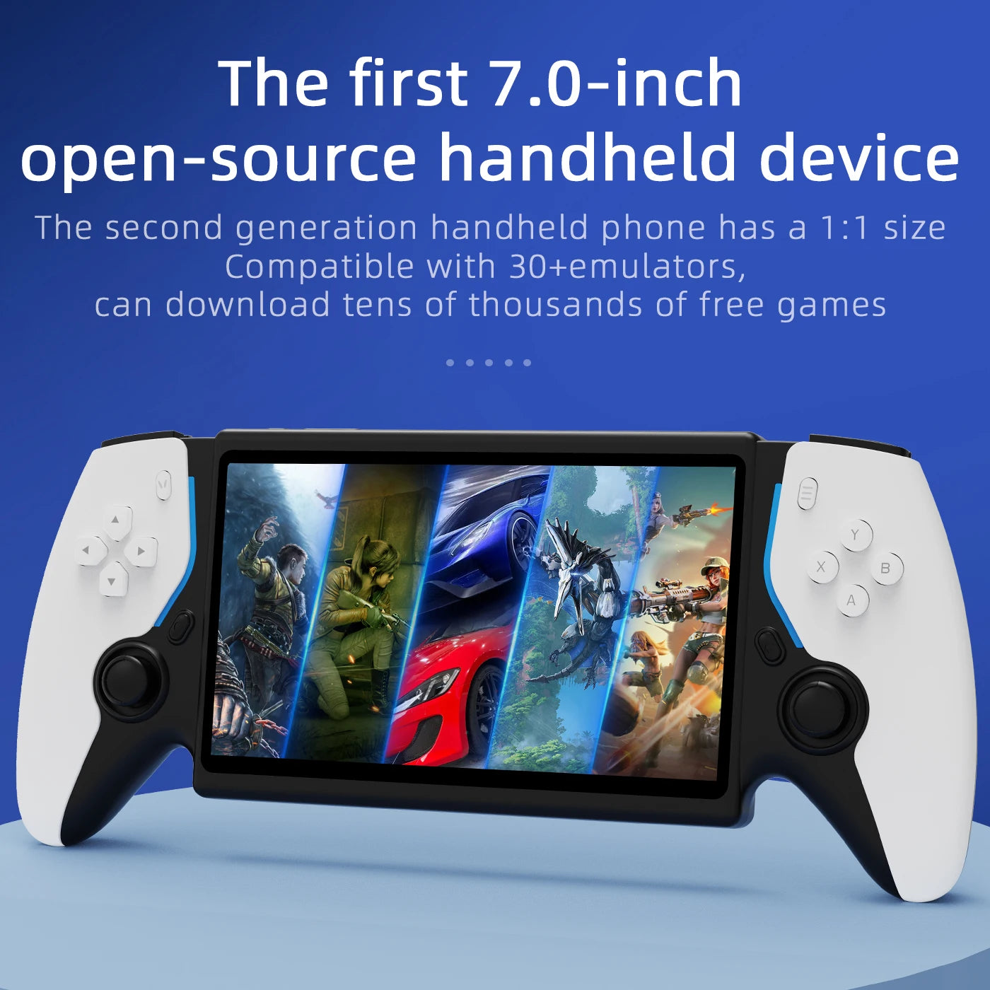 New PSP 7 Inch Portable Retro Game Game Machine HC8000 Retro Handheld Game Machine 64G PSP Gift