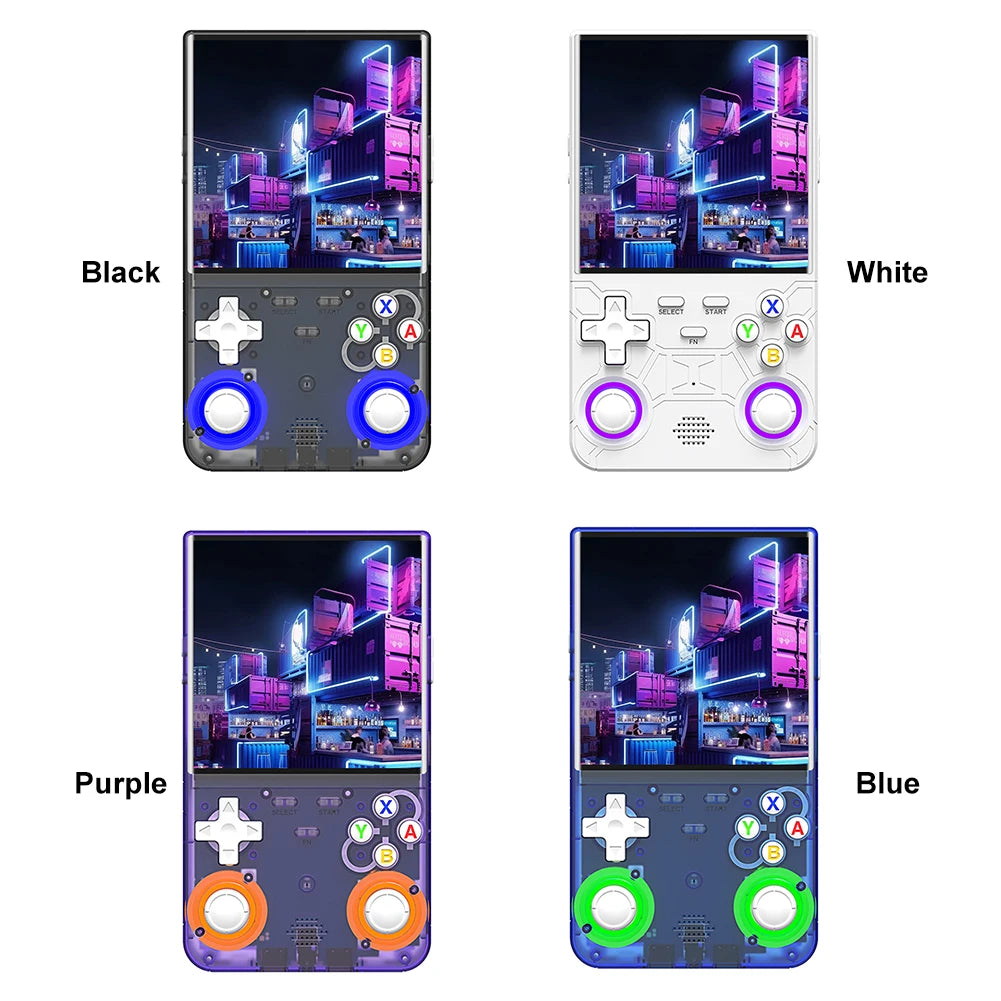 R36 Ultra Retro Handheld Game Console 4.0-inch Open-source Linux System 128/64GB Portable Video Player Handheld Game Console