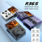 R36S Retro Video Handheld Game Console Linux System 3.5 Inch lPS Screen Built in 3000mah Battery Preinstalled Games