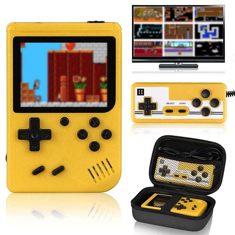 Retro Portable Mini Handheld Video Game Console 8-Bit 3.0 Inch Color LCD Color Game Player Built-in 400 games For Kids Gifts