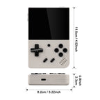 NEW 64G R350S Retro Handheld Video Game Console 3.5" IPS HD Screen Linux System 15000+ Portable Pocket Video Player R350S
