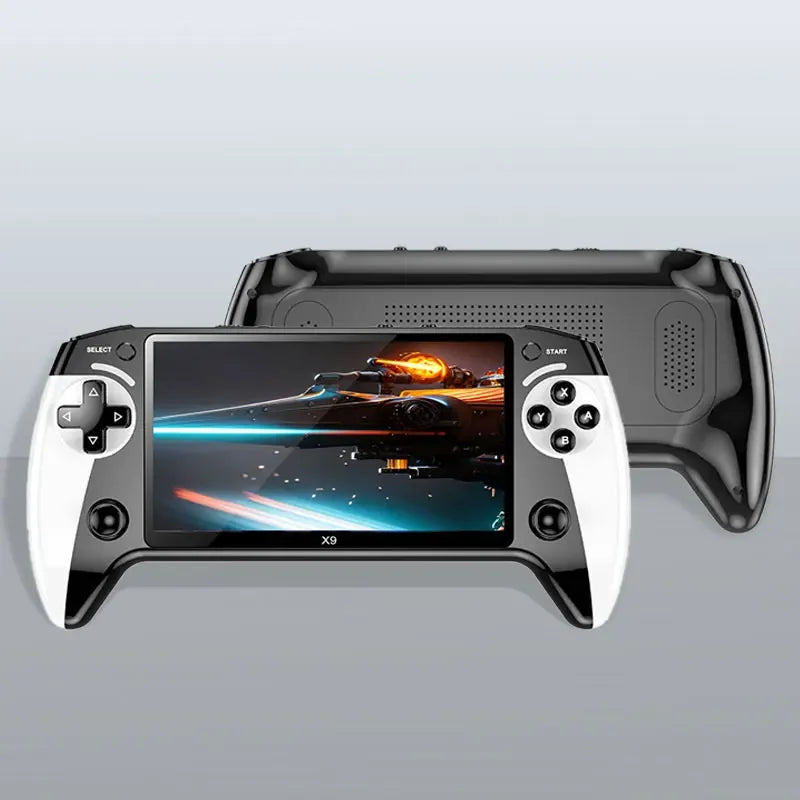 X9 Retro Handheld Video Game Console 1500mAh 5.5-inch IPS Screen Mini Portable Handheld Video Player 1GB-128GB Type-C
