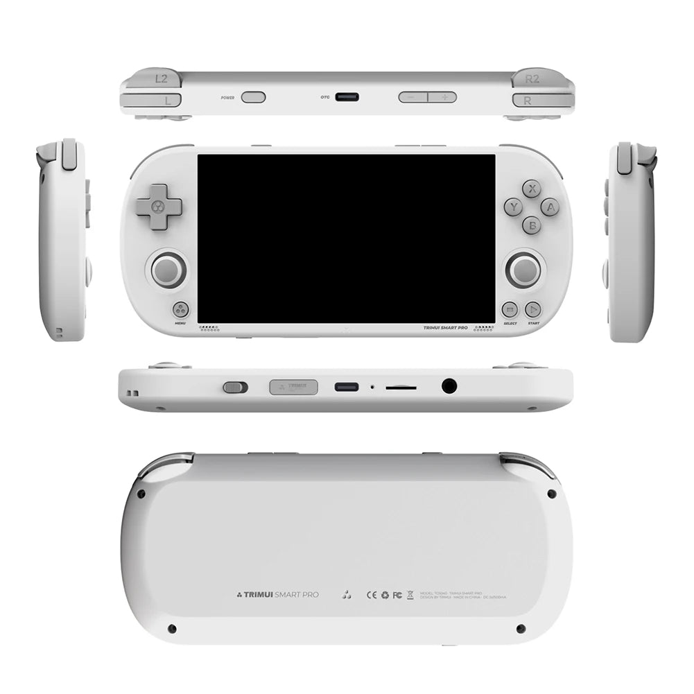 TRIMUI Smart Pro Video Game Console for Kids Adult 4.96 Inch Screen Linux Pocket Double Joystick Handheld Game Player Console