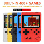 Retro Mini Handheld Video Game Console 8-Bit 3 Inch Color LCD Kids Game Player with Built-in 400 Games Portable Entertainment
