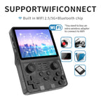 NEW POWKIDDY RGB20S Transparent Handheld Game Console 3.5 Inch 640*480 IPS Screen ArkOS Opendinglinux Gaming Children's Gifts