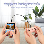 Video Game Console Mini Portable Retro TV Handheld Game Player Built-in 500 Games LCD Screen AV Output Support 2 Player Gamepad