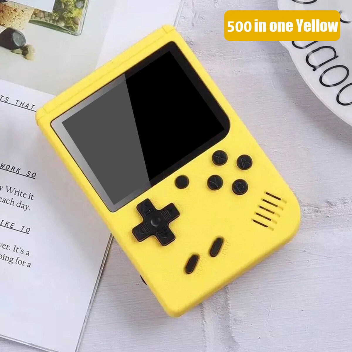 Retro Portable Mini Handheld Video Game Console 8 Bit 3.0 Inch Color LCD Kids Color Game Player Built in 500 Games