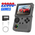 XISKT R36T Retro Portable Pocket Handheld Game Console EmuEMEC System 27+Simulator 18000+Game 3.5''IPS Screen Video Game Console