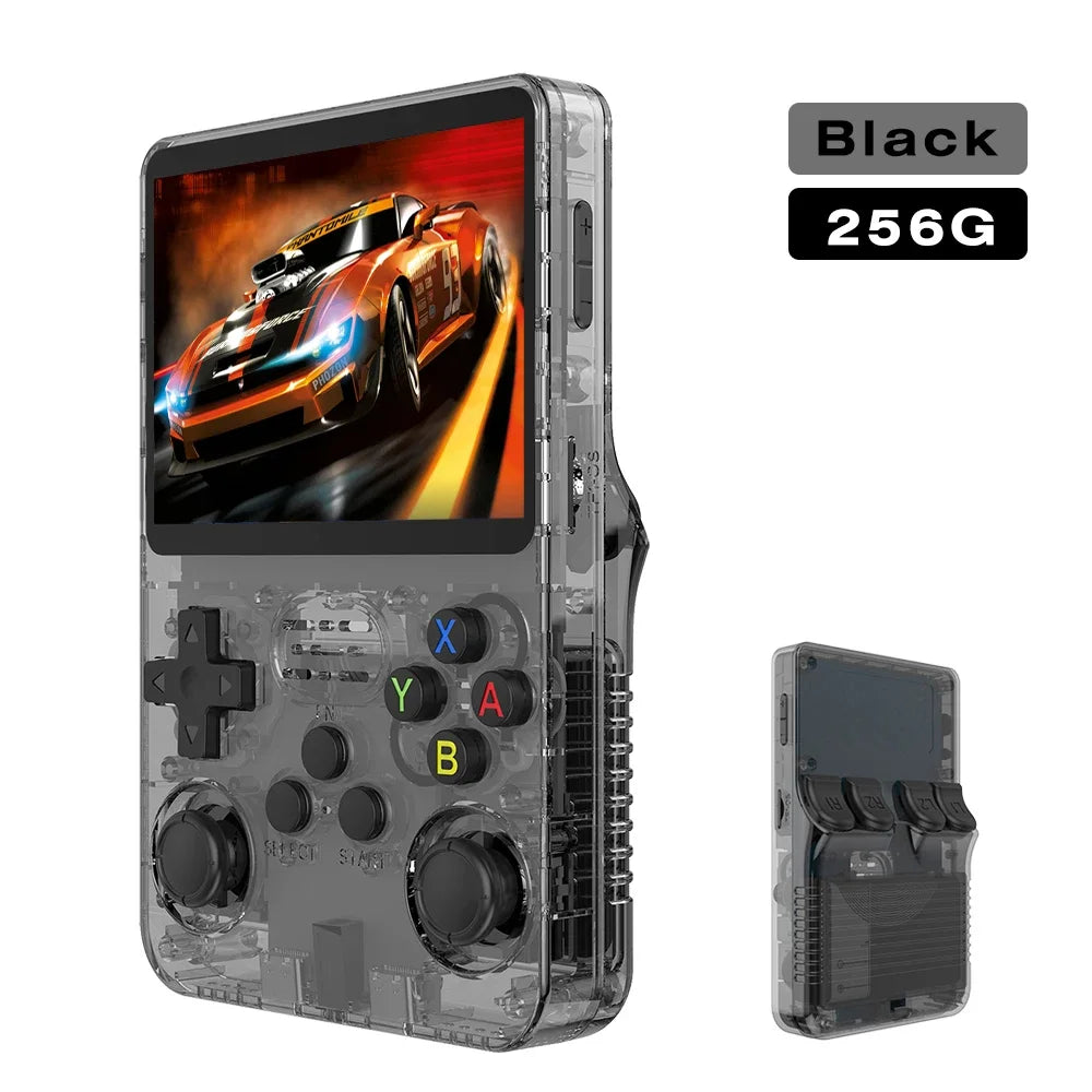 BOYHOM Original ARKOS 256G/128G/64G R36S Open Source Retro Handheld Game Console 3.5'' IPS Portable Pocket Game Player MAX
