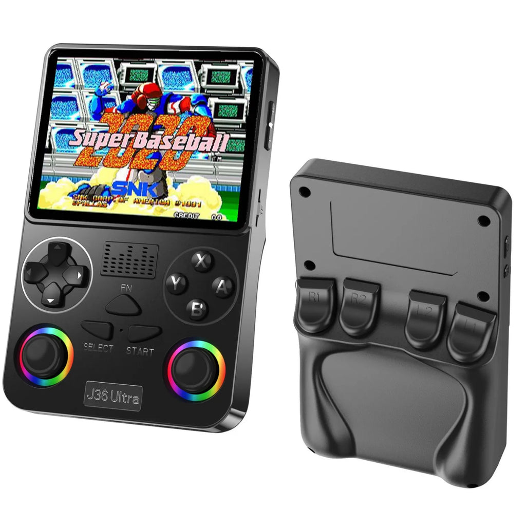 J36 Ultra 128G Retro Handheld Game Console 3.5 Inch Video Portable Game Player 20+ simulator 5G WIFI Global Networking