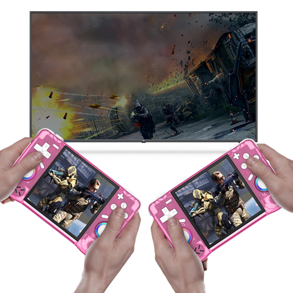 Retro Handheld Game Console with Linux System Mini Video Player 4.0In IPS Screen Portable Wifi Pocket Game Player Gift for Kids
