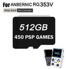 ANBERNIC RG353V RG353VS  TF Card Preloaded Games for 512G 256G 128G 64G  Handheld Game Built in 100000+ Games