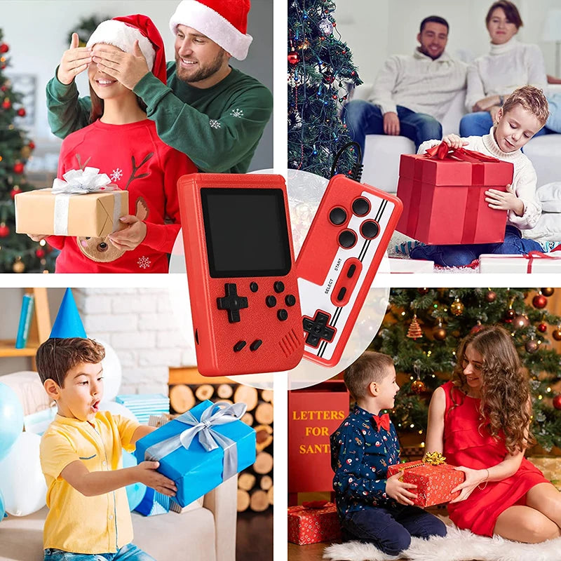 Retro Portable Mini Handheld Video Game Console 8-Bit 3.0 Inch Color LCD Color Game Player Built-in 400 games For Kids Gifts